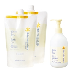 ベビー洗ってうるおすお得セット