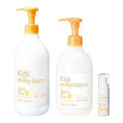 キッズミルキーローションお得用＆クリームお得用